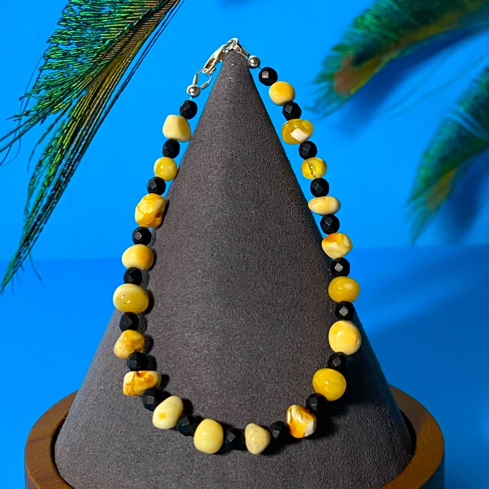 Bracelet Baltic Amber Men Unisex